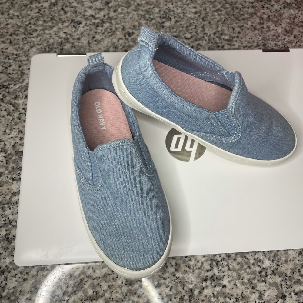 Toddler Blue Jean slip on shoes